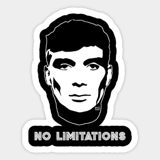 TOMMY SHELBY - NO LIMITATIONS Sticker